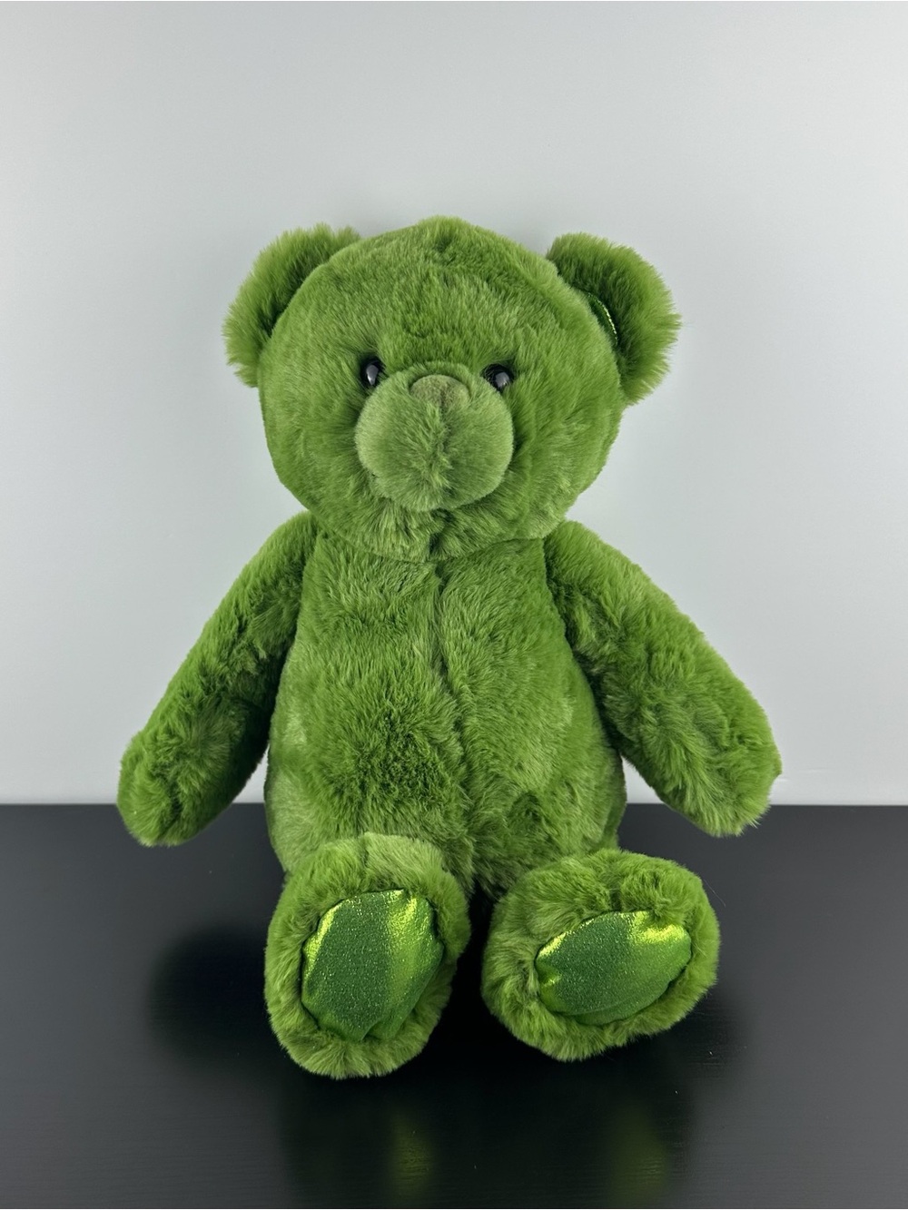 Russ Rare Green Sitting Teddy Bear 15” Large Soft & Cuddly Plush Stuffed Animal
